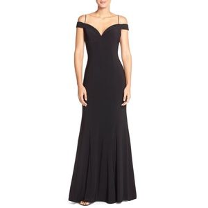 Adrianna Papell Jersey Mermaid Off Shoulder